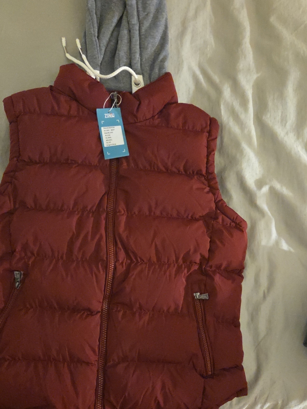Woman Puffer Vest - Red - Zshow